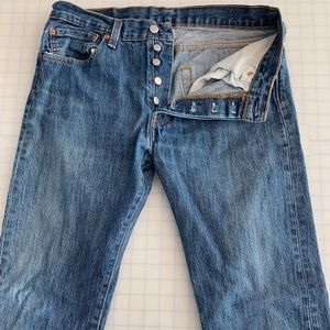 Levi's Button Fly 501 Jeans